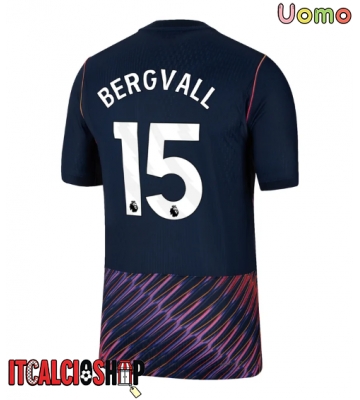 Tottenham Hotspur Lucas Bergvall #15 Seconda Maglia 2026-27 Manica Corta